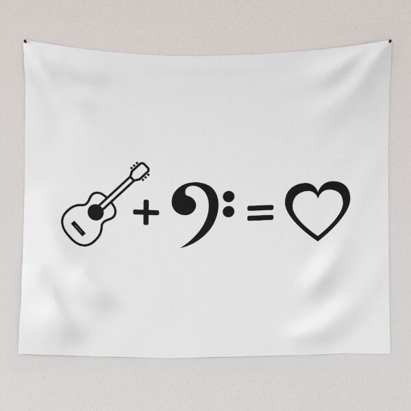 Item preview, Music Bass Guitar Love funny sayings symbol Basser designed and sold by AndreMi.