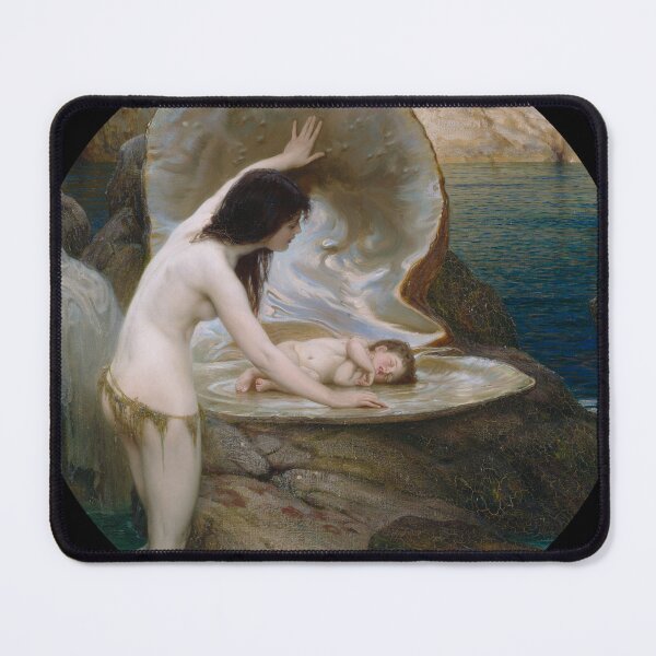 Item preview, A Water Baby (1900) - Herbert James Draper designed and sold by SALON DES ARTS.
