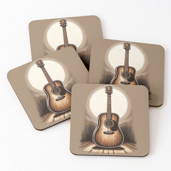 Item preview, Acoustic Guitar Drawing designed and sold by FusiTink.