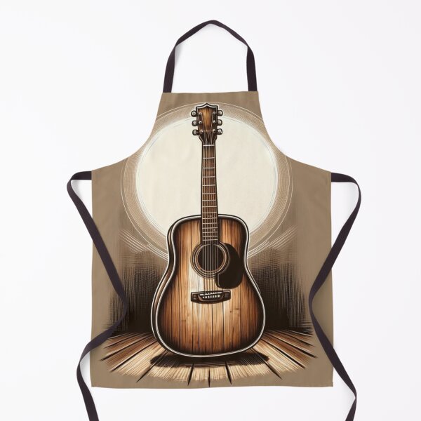 Item preview, Acoustic Guitar Drawing designed and sold by FusiTink.