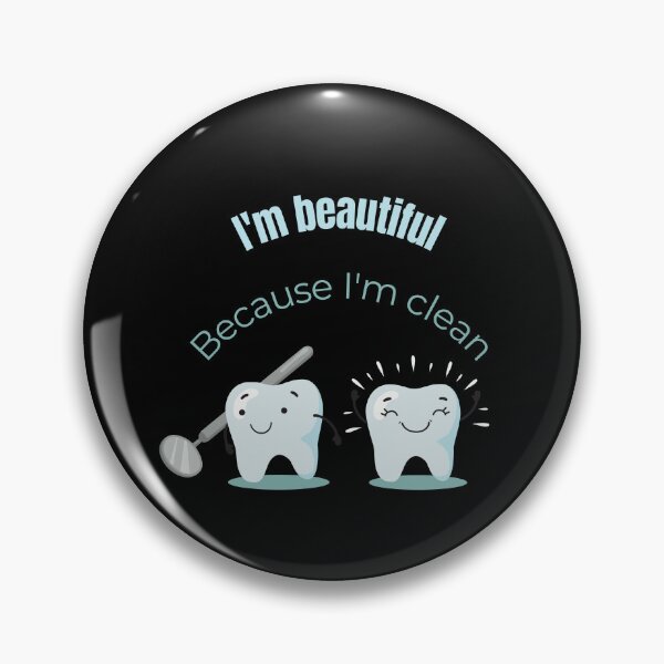 Item preview, I'm beautiful Because I'm clean  designed and sold by GusiaTreasures.