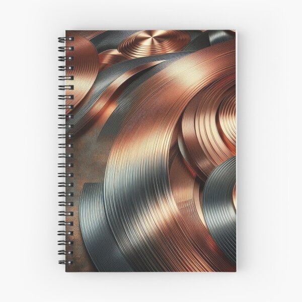 Item preview, Brushed Copper Circles 1 designed and sold by Sybille-Yates.