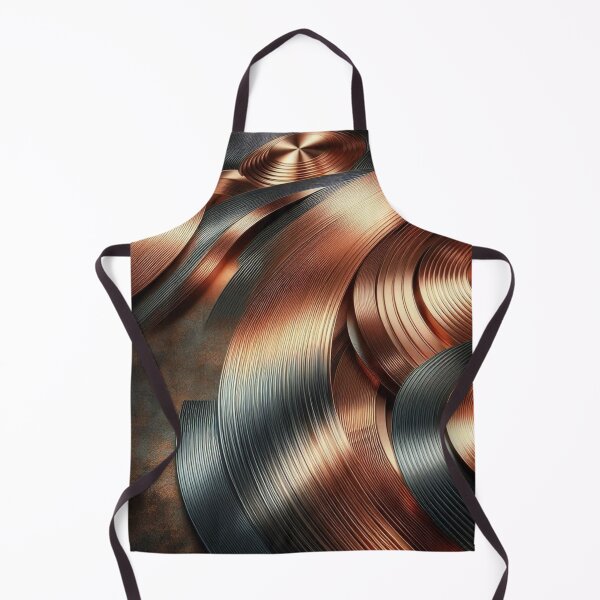Item preview, Brushed Copper Circles 1 designed and sold by Sybille-Yates.