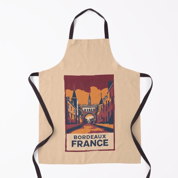 Item preview, A Vintage Travel Illustration of Bordeaux - France designed and sold by GoodOldVintage.