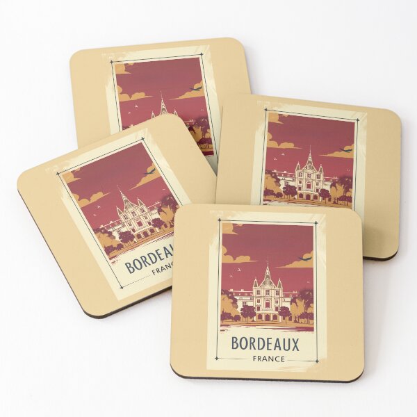 Item preview, A Vintage Travel Illustration of Bordeaux - France designed and sold by GoodOldVintage.