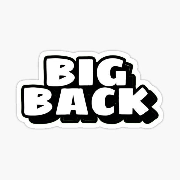 Item preview, Big Back Big Back designed and sold by nightlygrind.