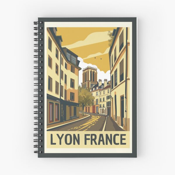 Item preview, A Vintage Travel Illustration of Lyon - France designed and sold by GoodOldVintage.