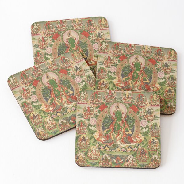 Item preview, Mandala 200 Tara Buddhist Deity Longchen 21 Taras designed and sold by GuyBlank.