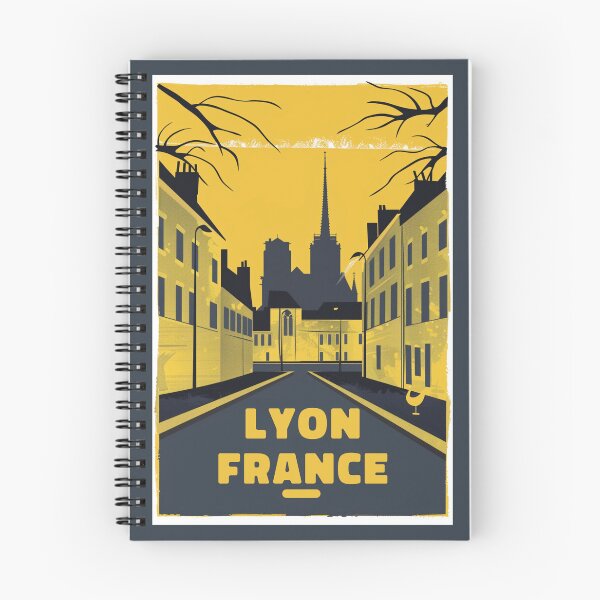 Item preview, A Vintage Travel Illustration of Lyon - France designed and sold by GoodOldVintage.
