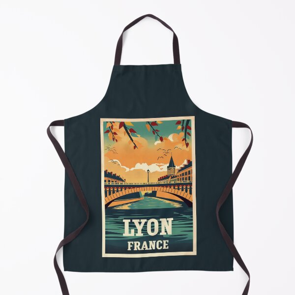 Item preview, A Vintage Travel Illustration of Lyon - France designed and sold by GoodOldVintage.