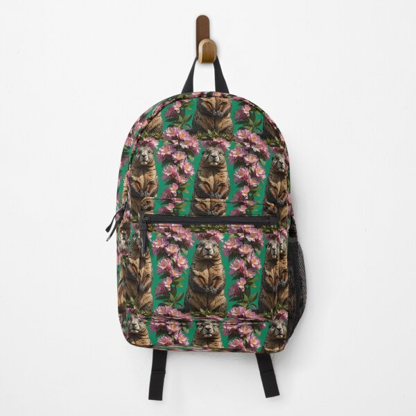 Item preview, An Olympic Marmot Surrounded By Rhododendron Flowers designed and sold by taiche.