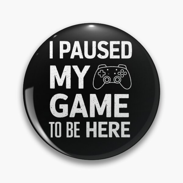 Item preview, I Paused My Game to Be Here Gamer Gaming Retro Vintage Gift Classic T-Shirt designed and sold by HearWut.