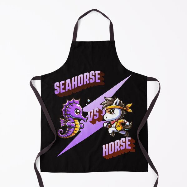 Item preview, Seahorse vs Horse: Epic Showdown designed and sold by CoolCrazyQuirky.