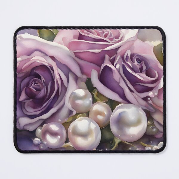 Item preview, Purple Roses Co-Sleeping in a Pearl Bed designed and sold by CalmnessbyChoice.