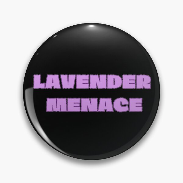 Item preview, Lavender Menace lesbian pride designed and sold by daikon420.