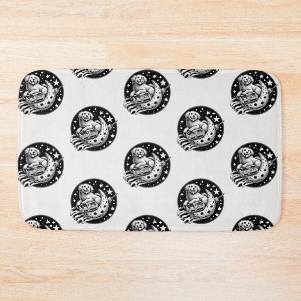 Item preview, dogs in space retro, funny galaxy, dog moon 90s designed and sold by ELK20.