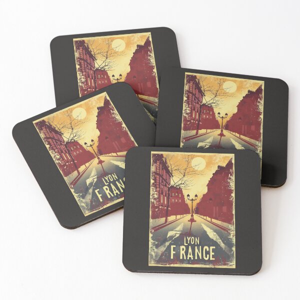 Item preview, A Vintage Travel Illustration of Lyon - France designed and sold by GoodOldVintage.