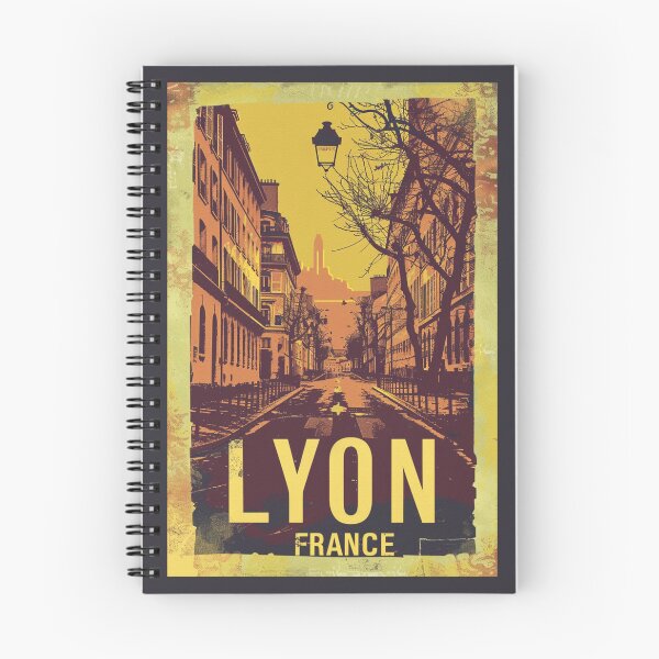 Item preview, A Vintage Travel Illustration of Lyon - France designed and sold by GoodOldVintage.