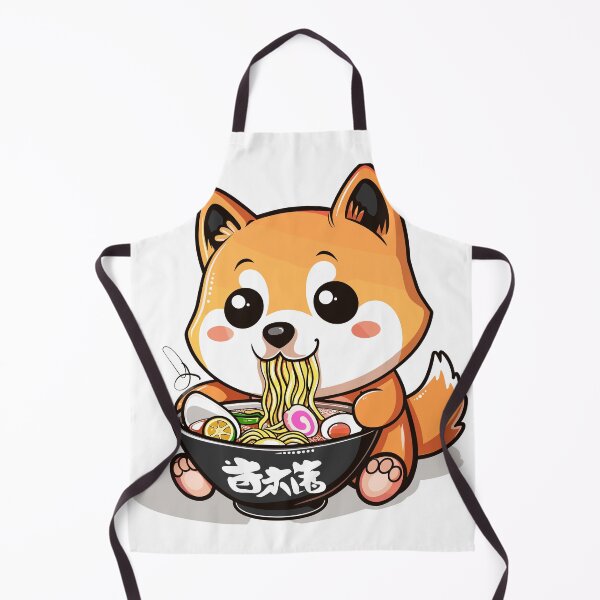 Item preview, Copy of cute kawaii dog eating ramen  designed and sold by Teemajestic.