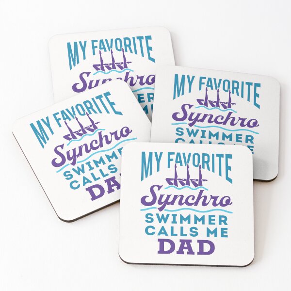 Item preview, My Favorite Synchro Swimmer Calls Me Dad Synchronized Artistic Swimming designed and sold by jaygo.