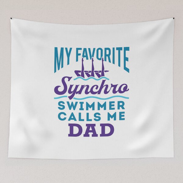 Item preview, My Favorite Synchro Swimmer Calls Me Dad Synchronized Artistic Swimming designed and sold by jaygo.
