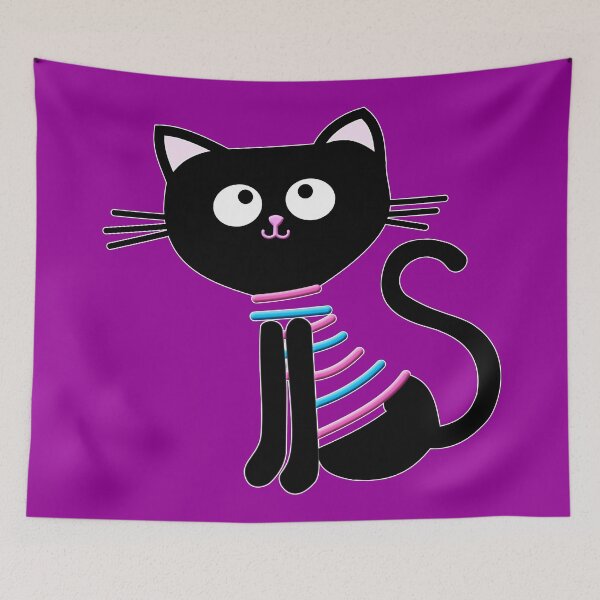 Item preview, black cat designed and sold by poupoune.