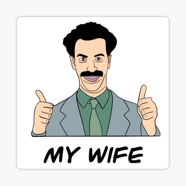Aperçu de l'œuvre Borat ma femme  créée et vendue par Luke  Nerone.