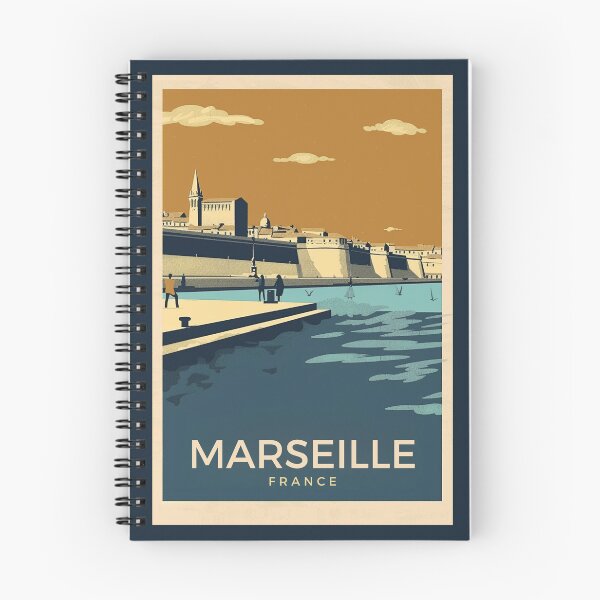 Item preview, A Vintage Travel Illustration of Marseille - France designed and sold by GoodOldVintage.
