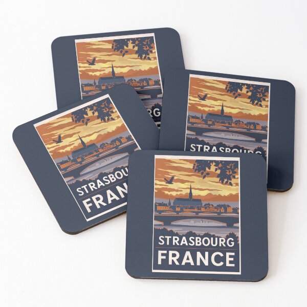 Item preview, A Vintage Travel Illustration of Strasbourg - France designed and sold by GoodOldVintage.