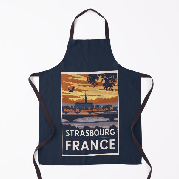 Item preview, A Vintage Travel Illustration of Strasbourg - France designed and sold by GoodOldVintage.