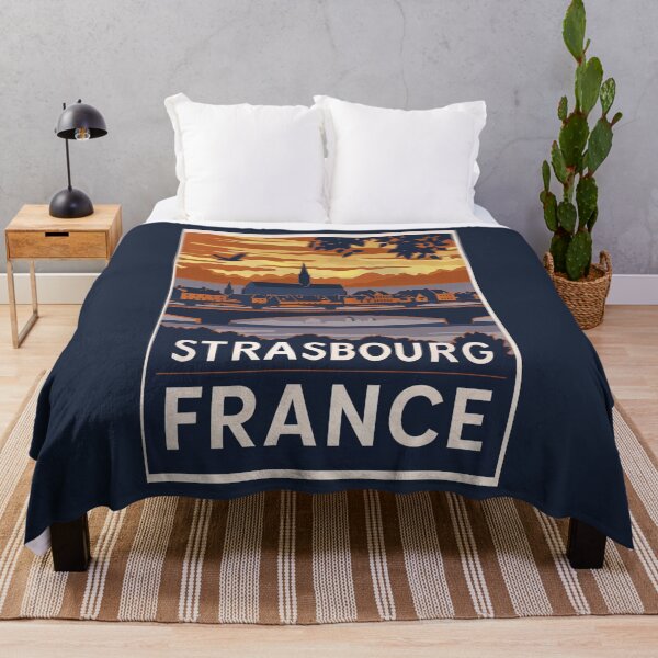 Item preview, A Vintage Travel Illustration of Strasbourg - France designed and sold by GoodOldVintage.