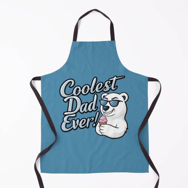 Item preview, Coolest Dad Ever! Funny Polar Bear Father with Ice Cream designed and sold by KLArtzStore.