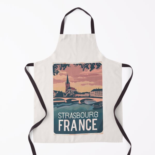 Item preview, A Vintage Travel Illustration of Strasbourg - France designed and sold by GoodOldVintage.