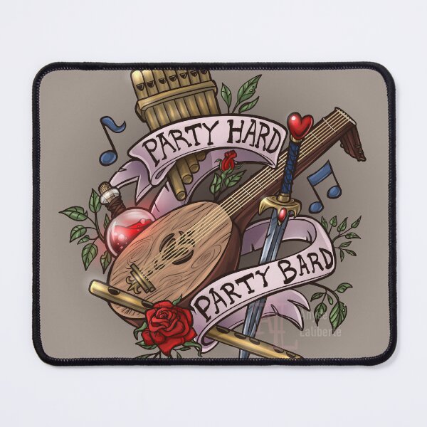 Item preview, Party Hard Party Bard designed and sold by ArtbyAnyse.