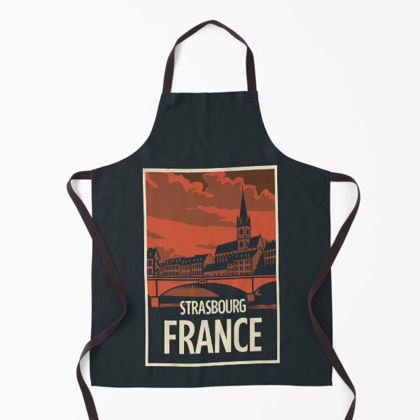 Item preview, A Vintage Travel Illustration of Strasbourg - France designed and sold by GoodOldVintage.