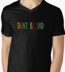 Camiseta para hombre de cuello en v No seas triste - Scotty Sire