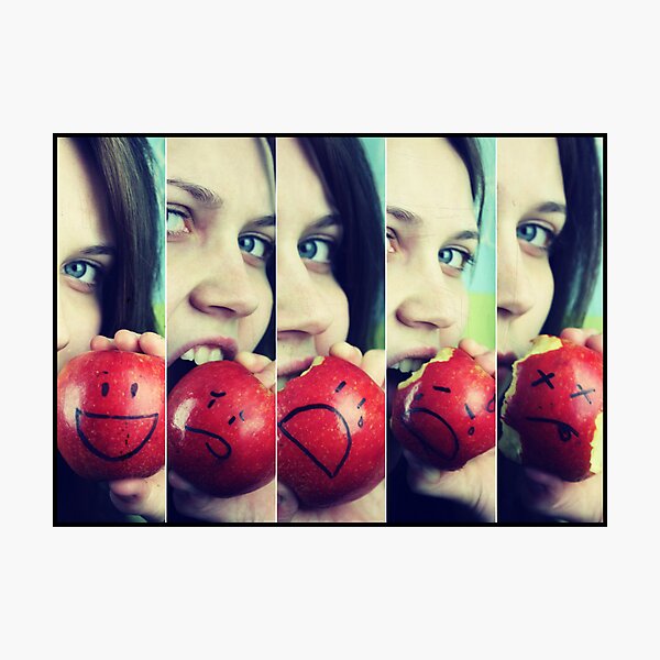 If Apples had Feelings.... Photographic Print