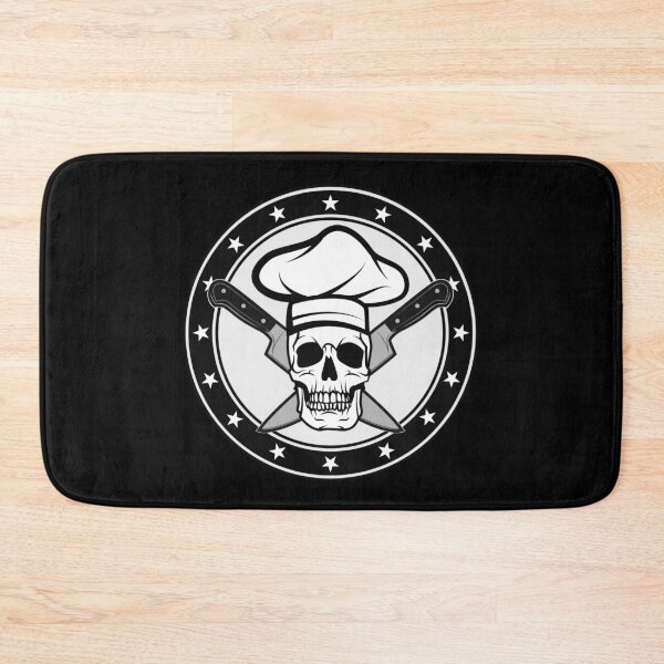 Item preview, Skeleton Chef Black and White designed and sold by sheatherley.