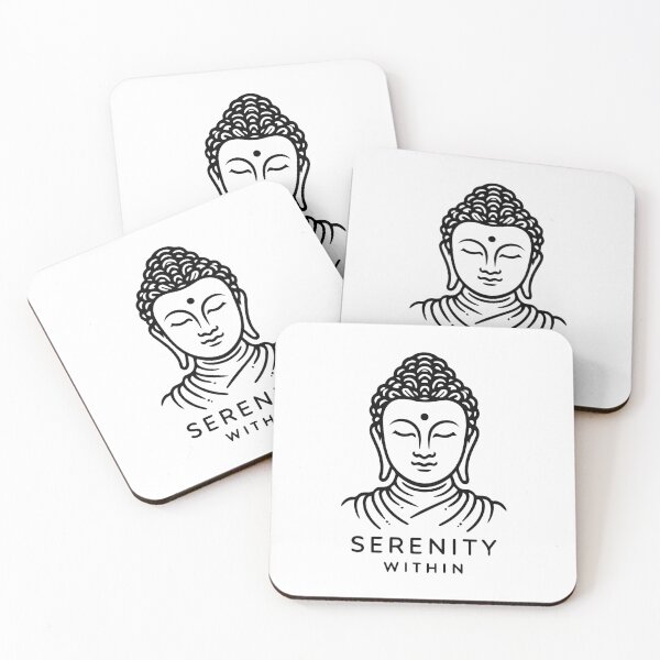 Item preview, Serenity Within: Buddha Line Art designed and sold by Tommy Studio.