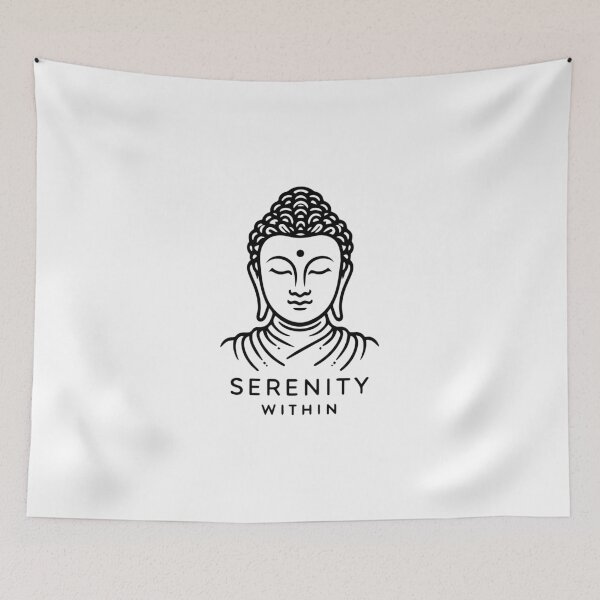 Item preview, Serenity Within: Buddha Line Art designed and sold by Tommy Studio.