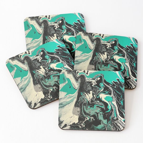 Item preview, Ocean Vibes | Acrylic Pour Painting designed and sold by Inked Notebook.