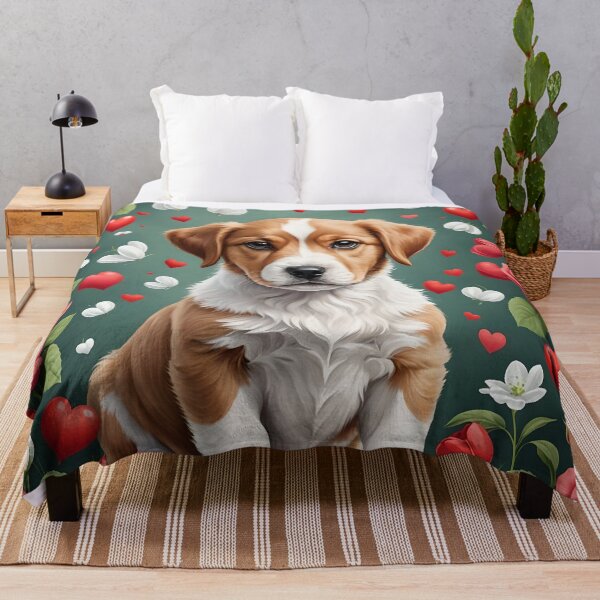 Item preview, Adorable companion against a beautiful floral backdrop designed and sold by Marcu Ioachim.