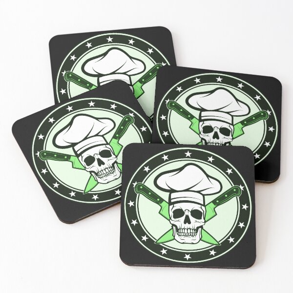 Item preview, Skeleton Chef Green designed and sold by sheatherley.