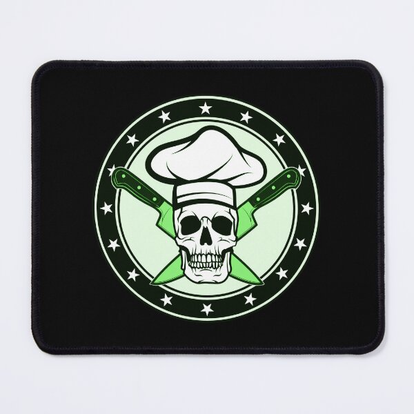 Item preview, Skeleton Chef Green designed and sold by sheatherley.