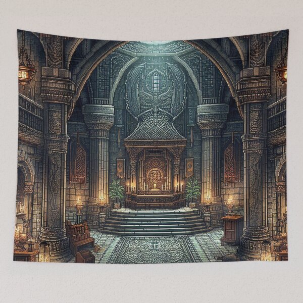 Item preview, Skyrim Spooky Dungeon Pixel Art designed and sold by Jake-Carter0.