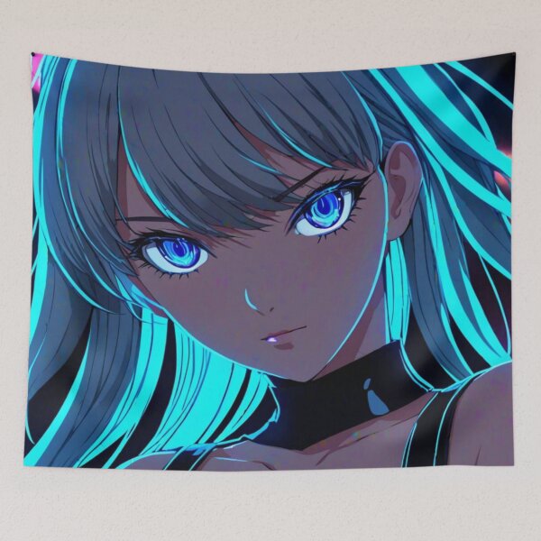 Item preview, blue anime future 2 designed and sold by AdultAnime.