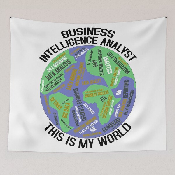 Item preview, Business Intelligence Analyst This Is My World designed and sold by SportsT-Shirts.