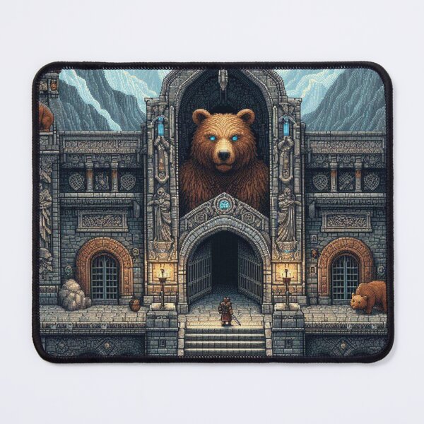 Item preview, Skyrim The Grizzly Bear Dungeon Pixel Art designed and sold by Jake-Carter0.