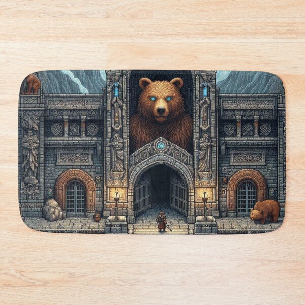 Item preview, Skyrim The Grizzly Bear Dungeon Pixel Art designed and sold by Jake-Carter0.