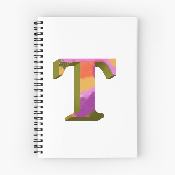 Item preview, Vibrant T Monogram designed and sold by PaperRies.